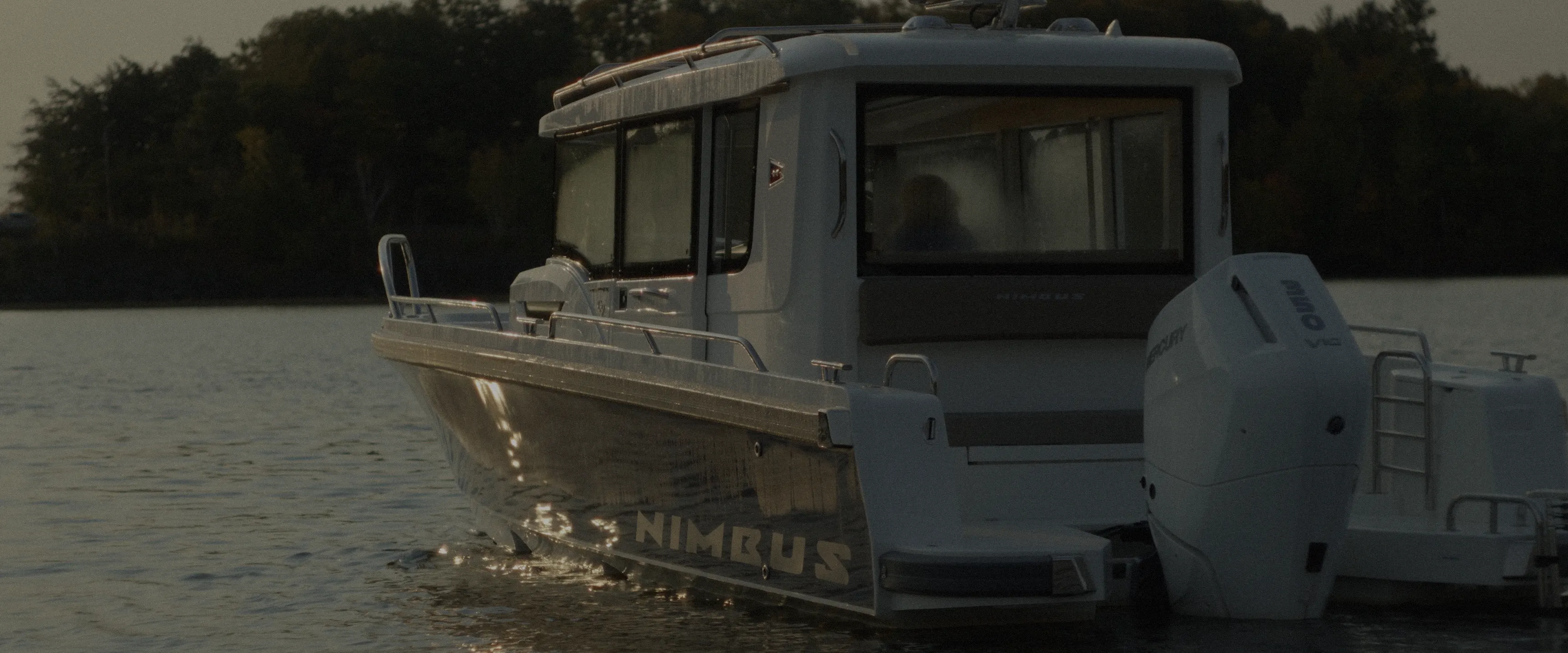 Still from the Pride Marine Group boat commercial by Coastline Films