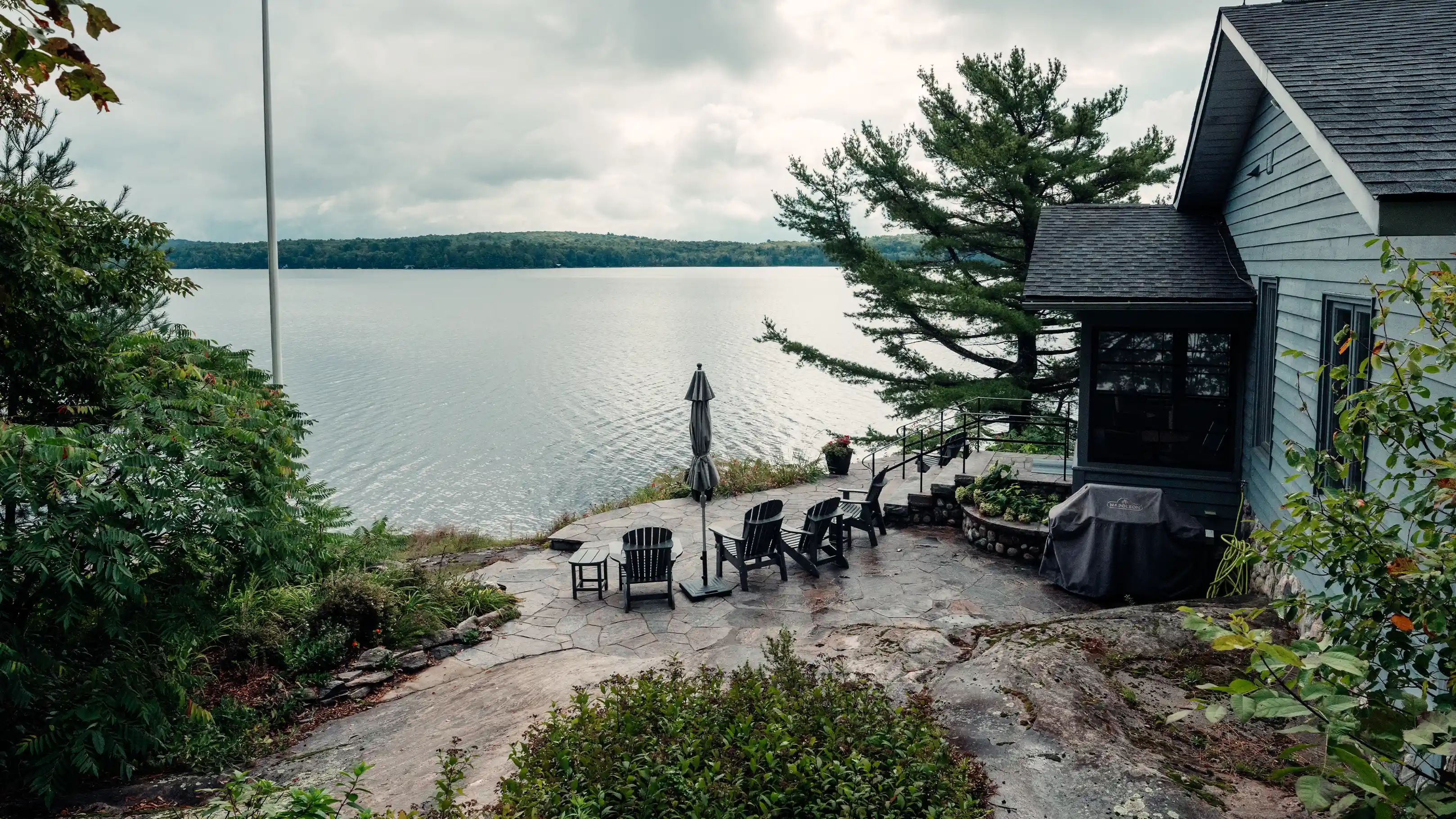 Still from the HLD Muskoka custom home film by Coastline Films