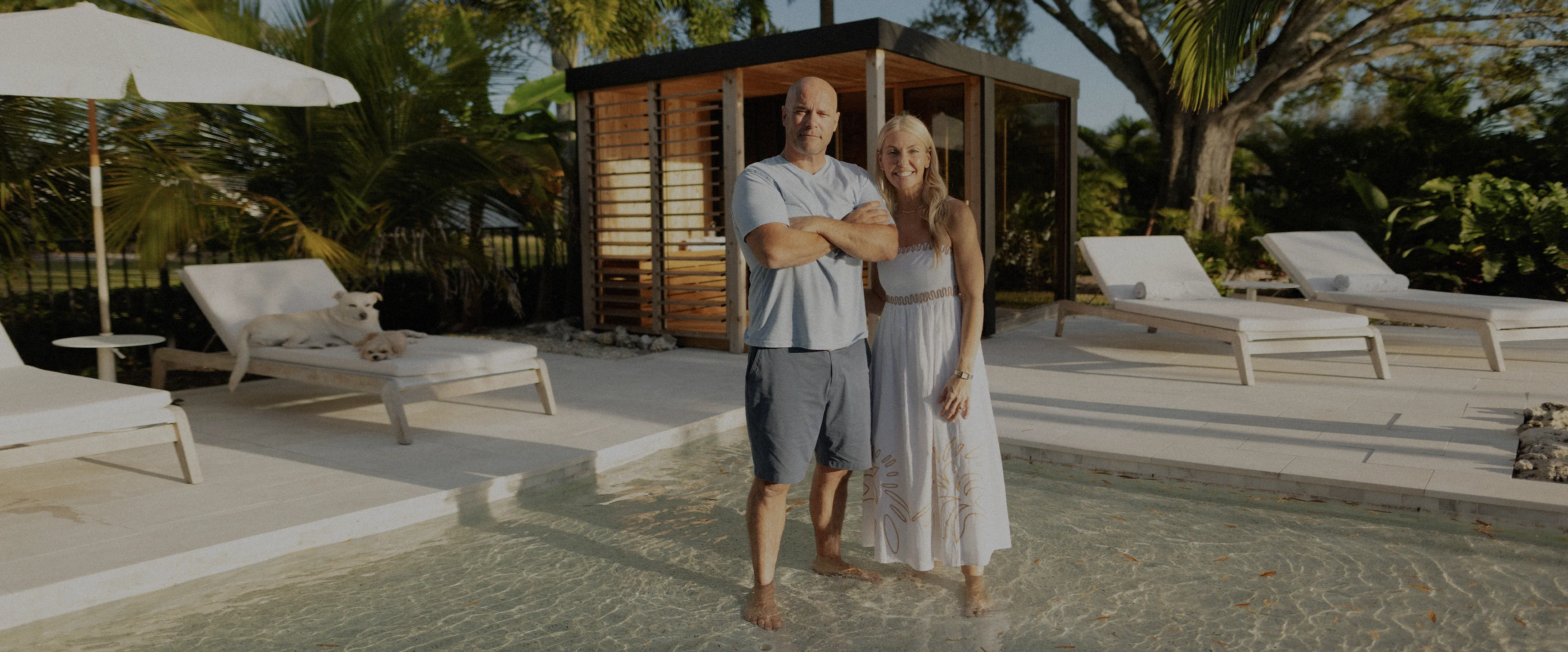 Muskoka Sauna Co. content shoot in Muskoka by Coastline Films