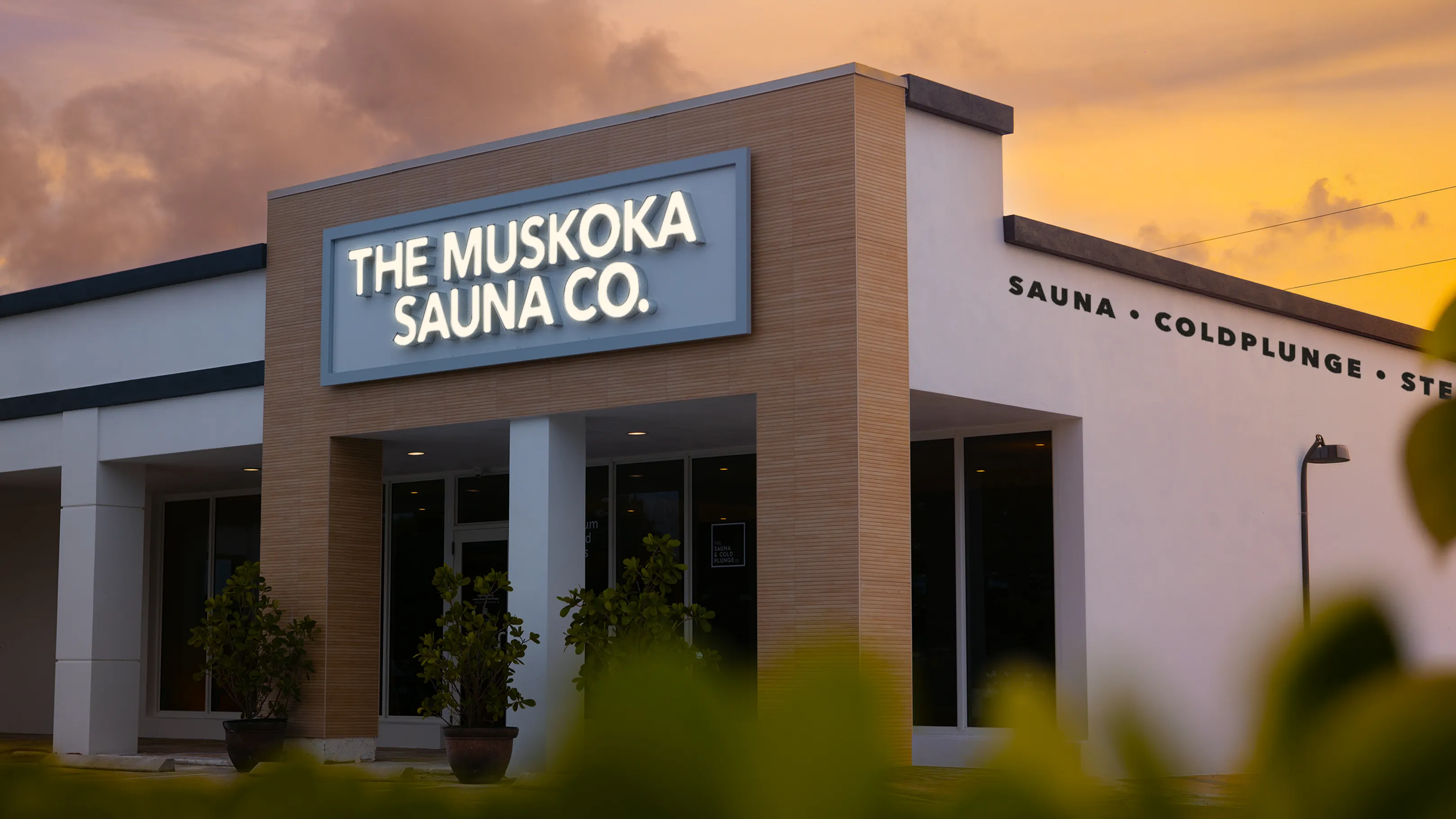 Still from the Muskoka Sauna Co. content retainer by Coastline Films