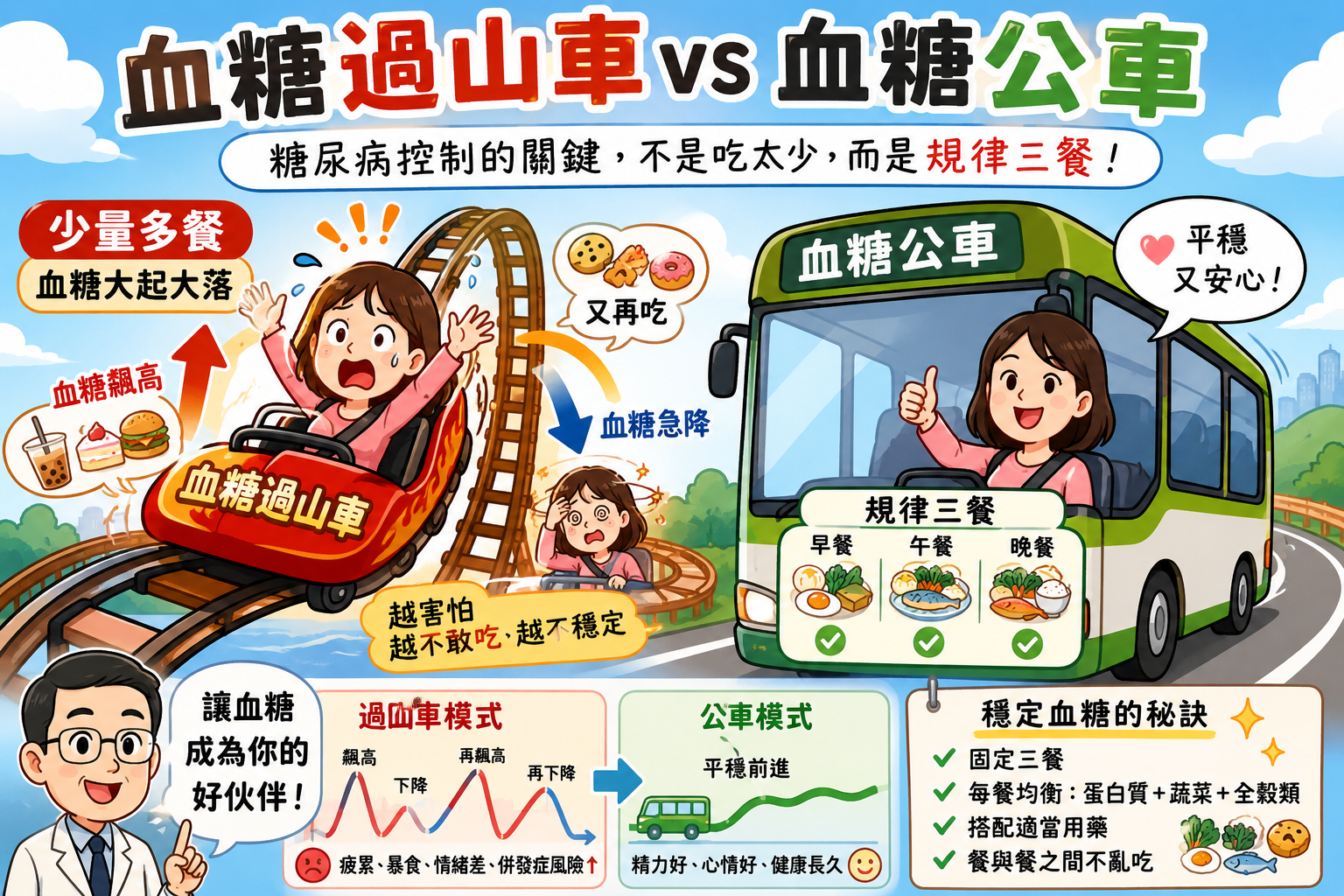 我最害怕糖尿病患者的一句話:楊醫師,我真的沒什麼吃。