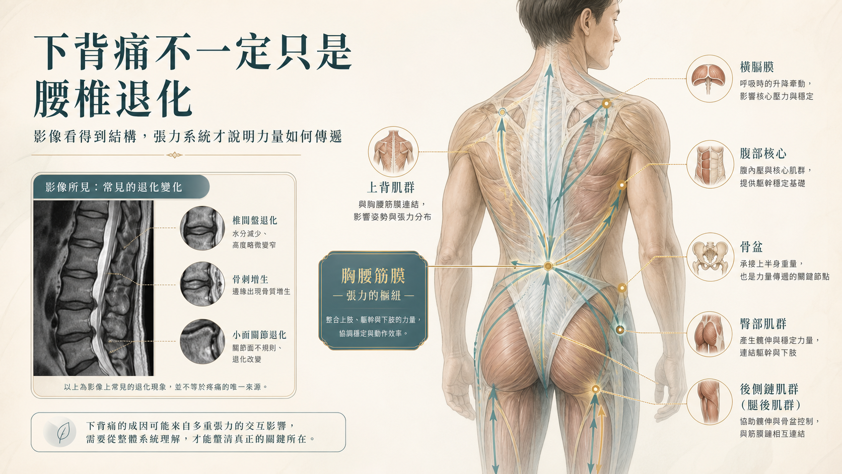 下背痛一直好不了,真的是腰椎退化嗎?