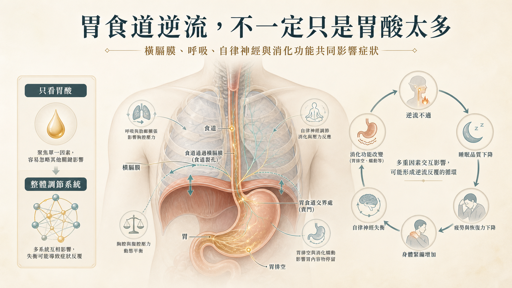 為什麼有些人的胃食道逆流一直好不了？