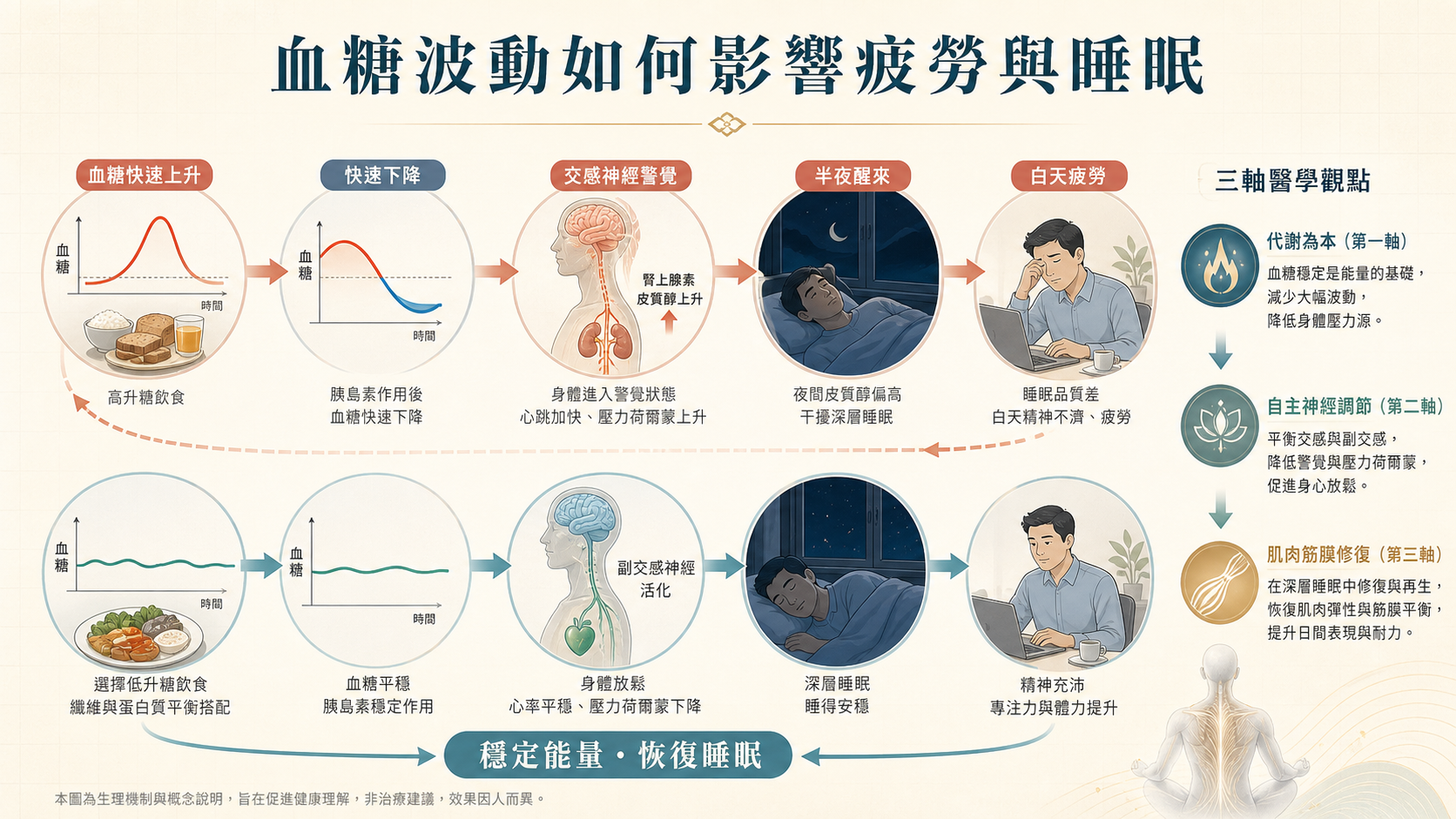 血糖波動如何影響疲勞與睡眠