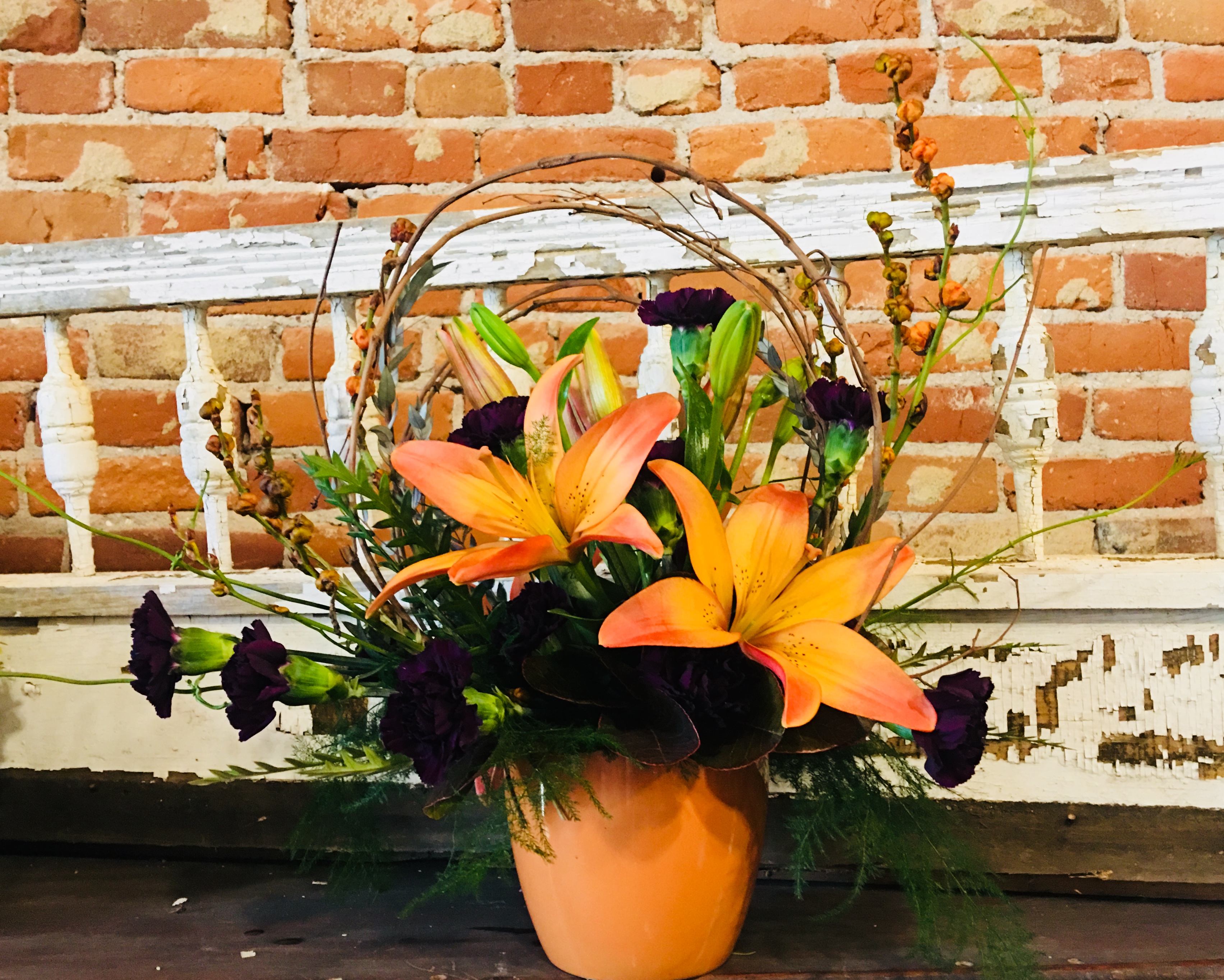 Fresh flower arrangements
