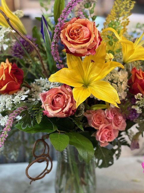 Fresh flowers hand-picked by Lisa