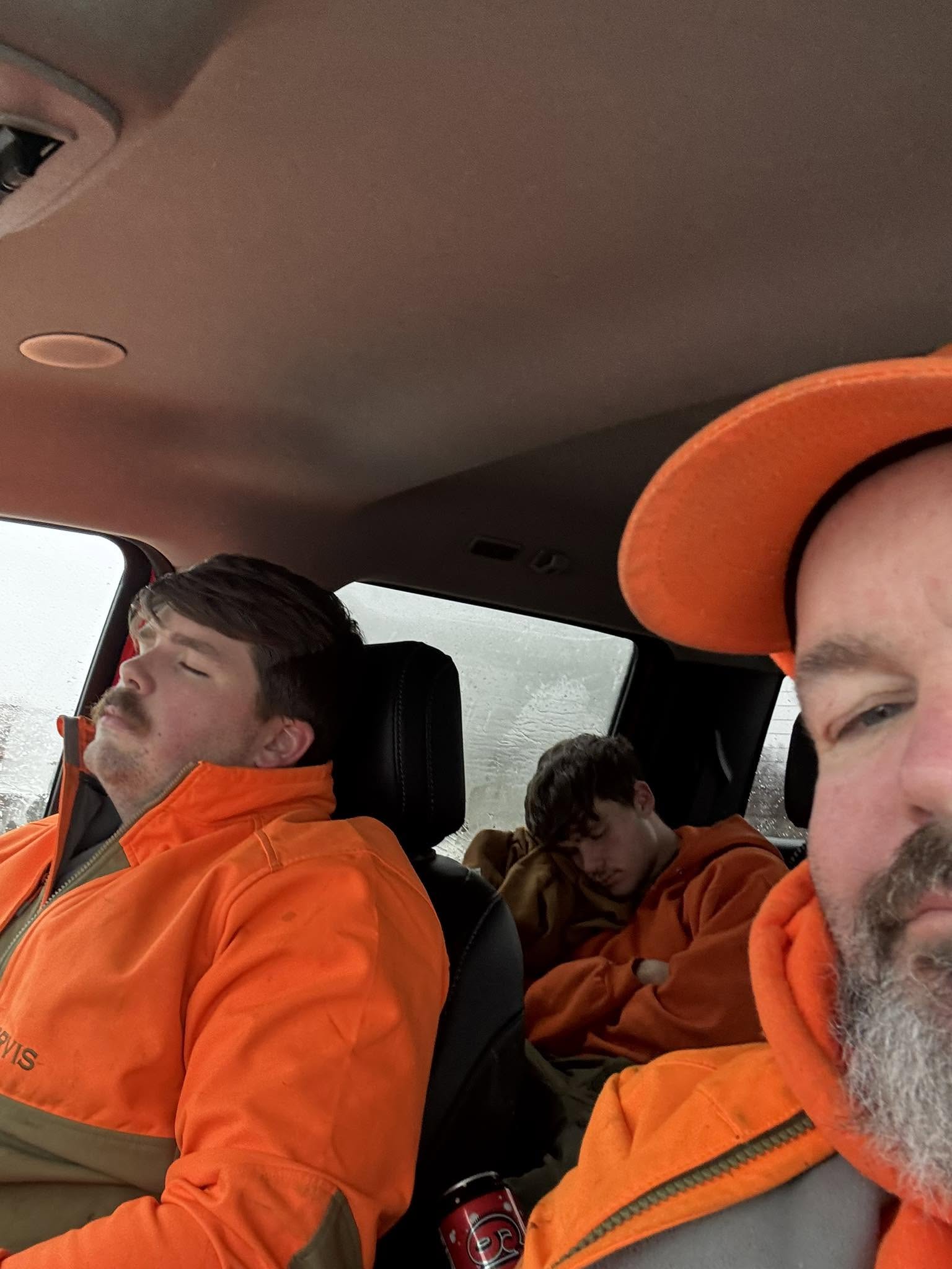 LeRoy and the boys loaded up in the truck