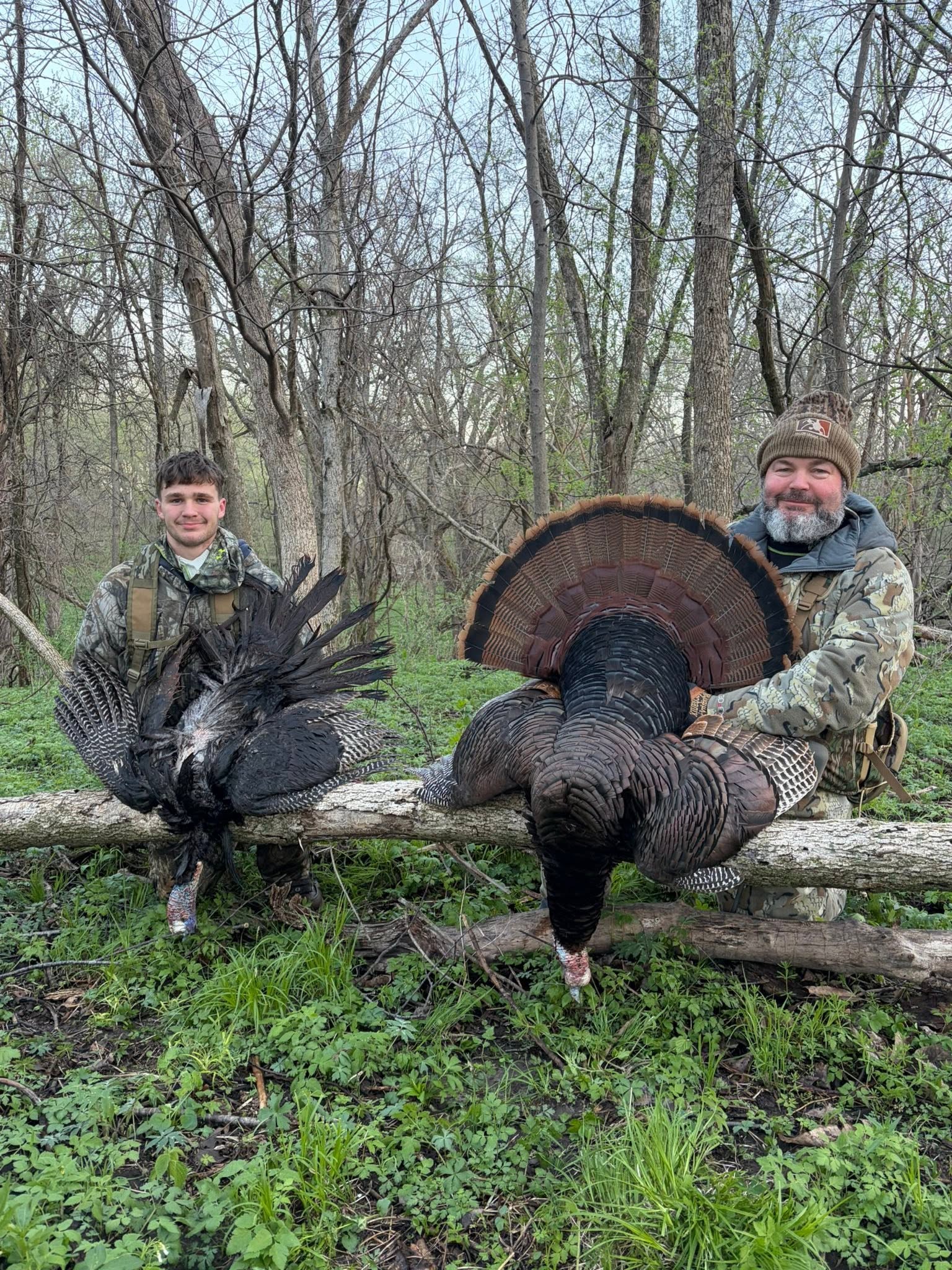 Roman and LeRoy after a turkey hunt