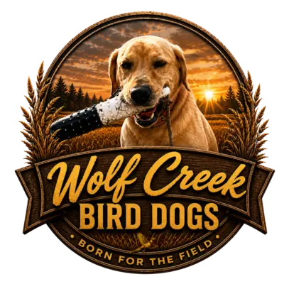 Wolf Creek retriever badge