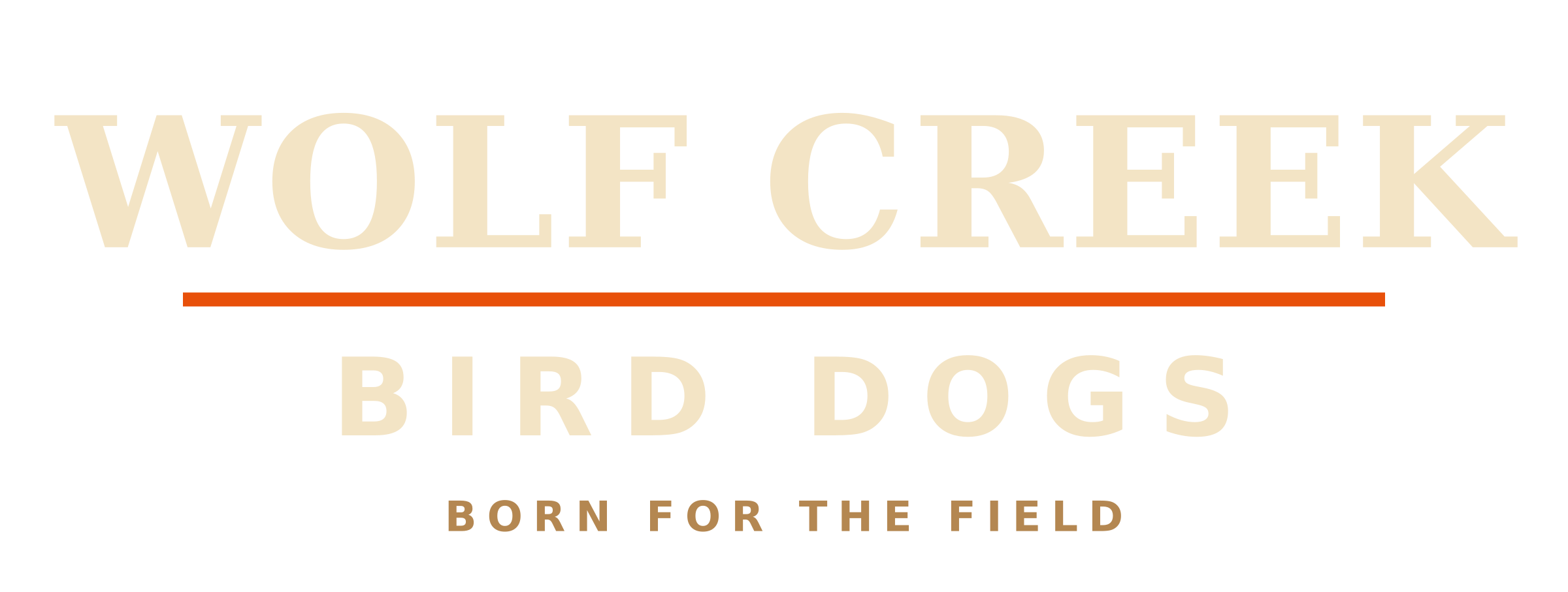 Wolf Creek Bird Dogs — Born for the Field