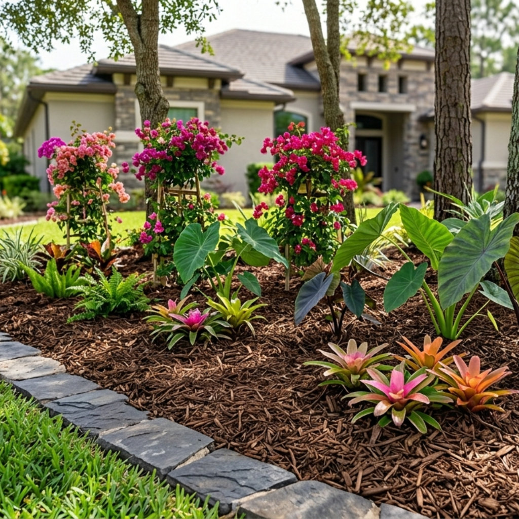 Mulch Installation in Winter Park