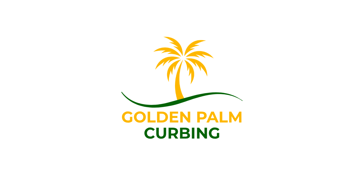 Golden Palm Curbing Logo - Artisan Concrete Borders and Landscaping