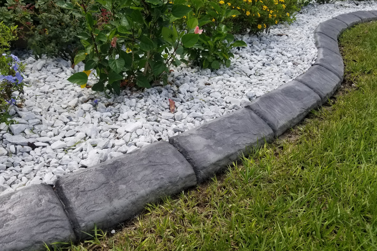 Tangier Slate Moroccan concrete curbing texture