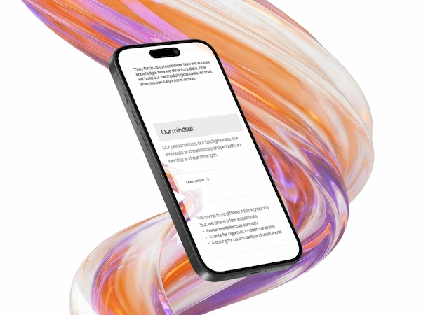 H2 Agency mobile interface displayed on a smartphone mockup.