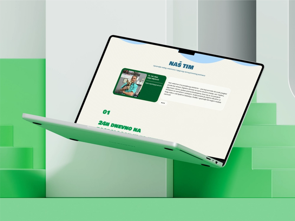 Professional veterinary clinic website featuring expert veterinarians and trusted animal healthcare services