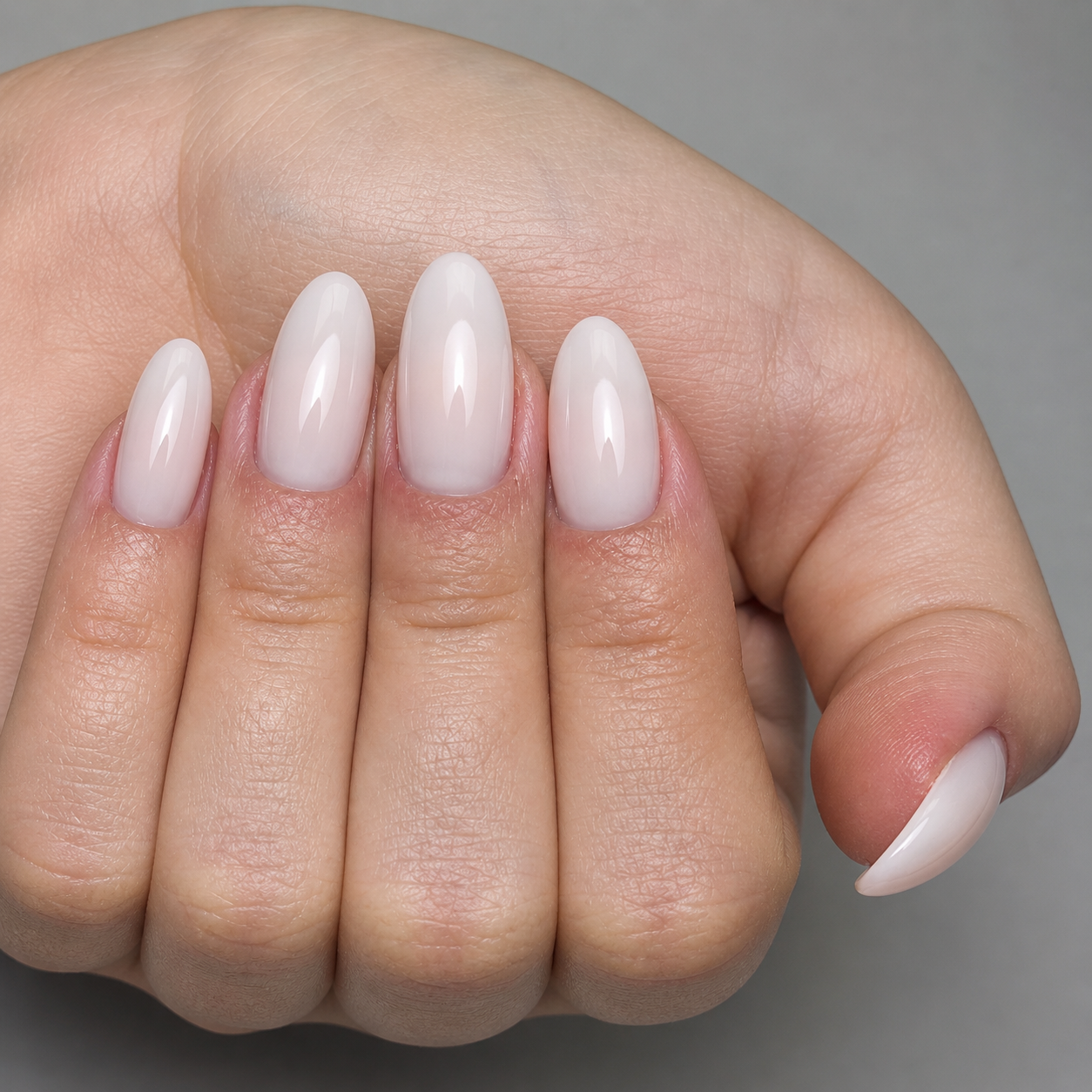 Classic French manicure