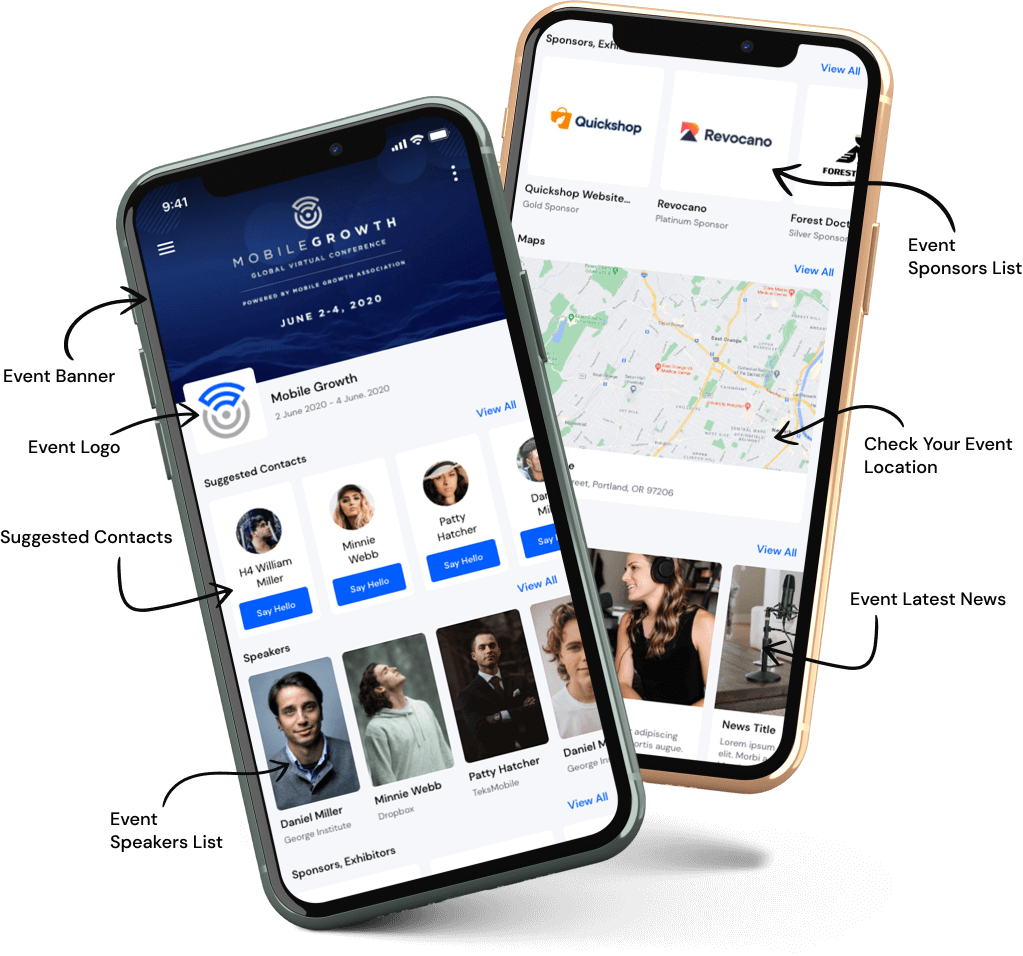 Eventspot planning and hosting dashboard, go live in minutes.