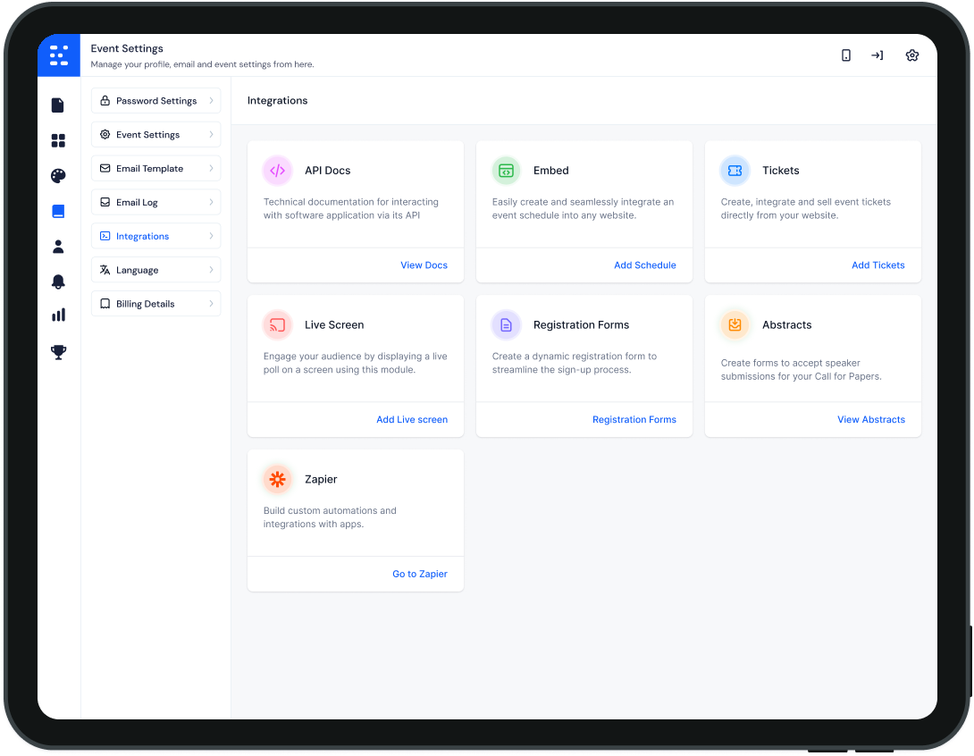 Eventspot Integrations