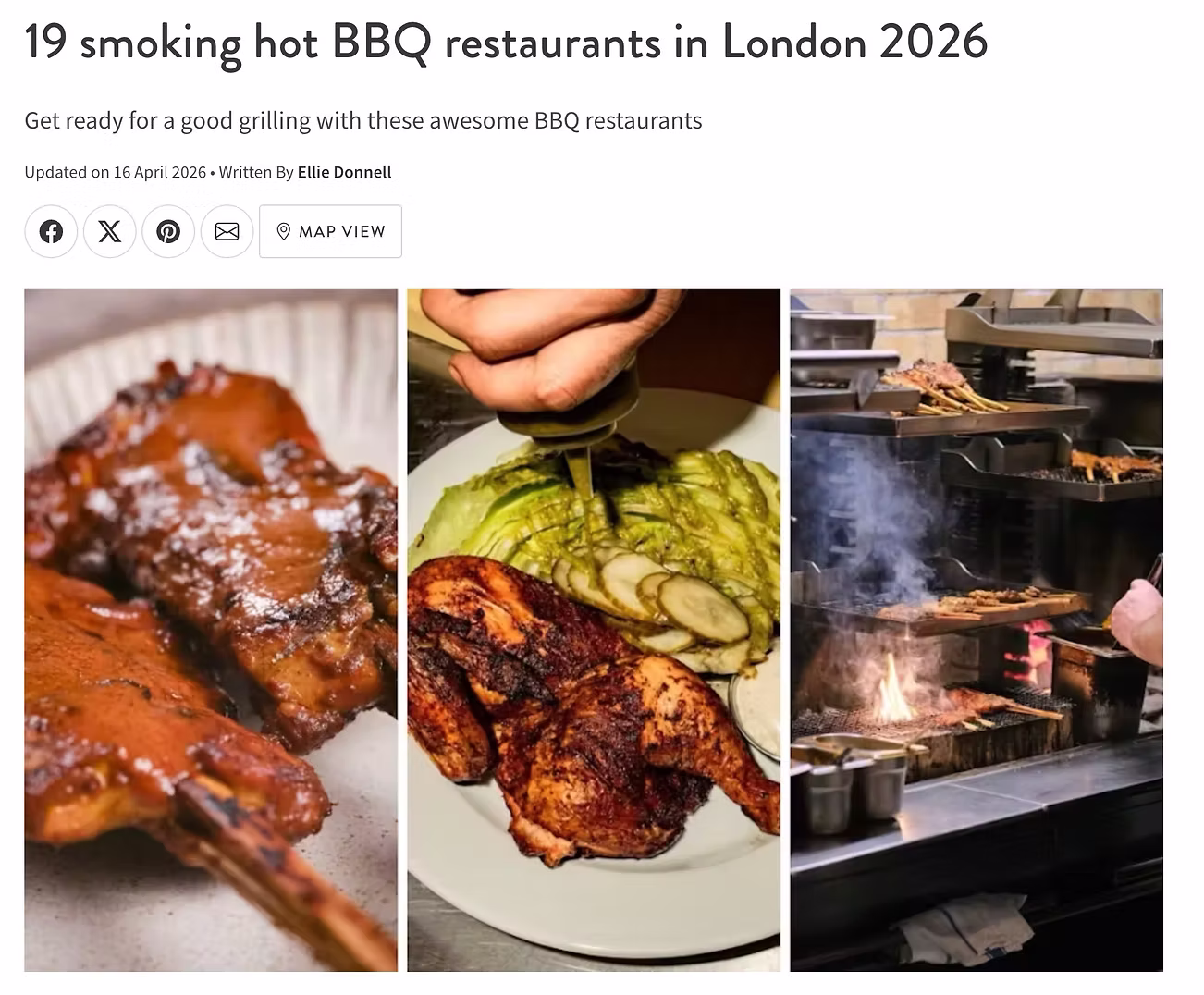 19 smoking hot BBQ restaurants in London 2026