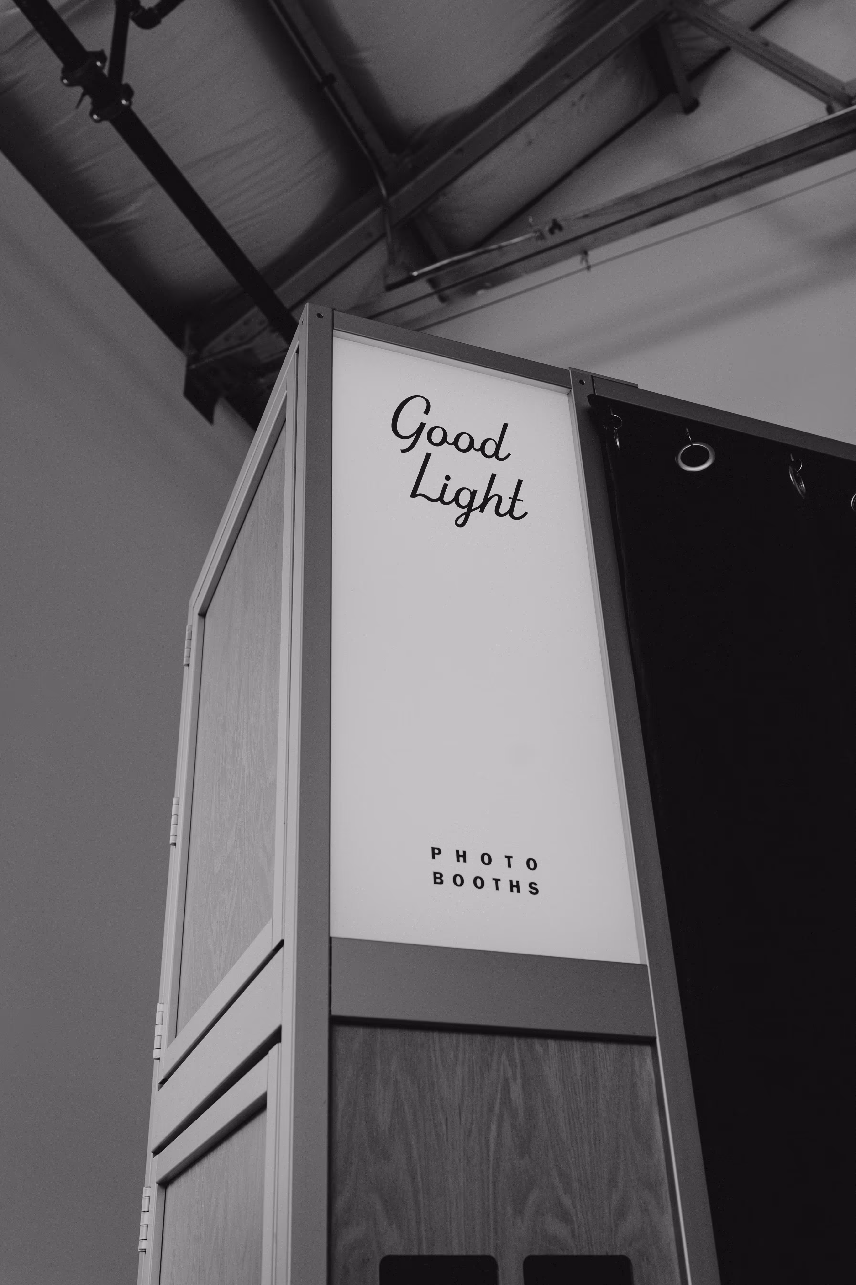 The Good Light booth at an event