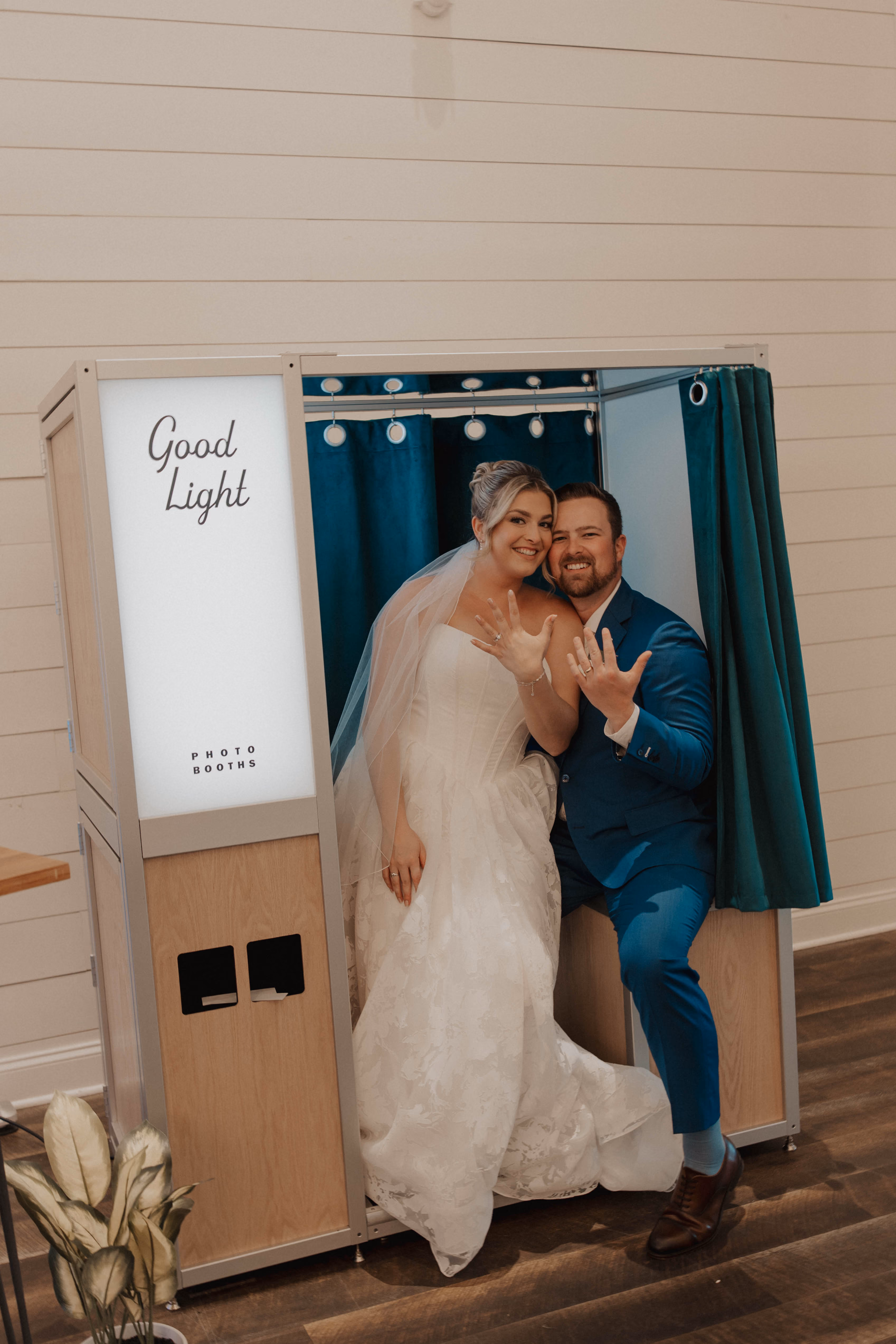 Good Light photo booth at a wedding reception
