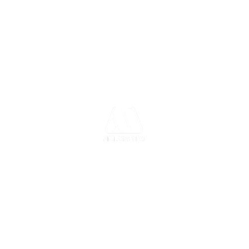 Millers Oils company logo featuring stylized letter M in gray and white with the text 'MILLERS OILS' below.