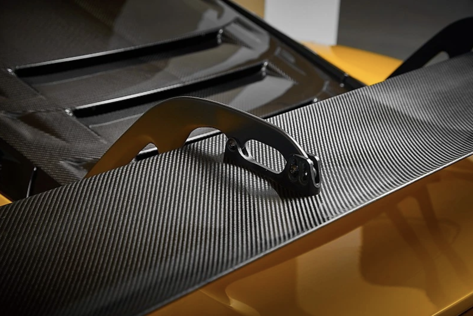Carbon rear wing and engine cover from JUBU Performance