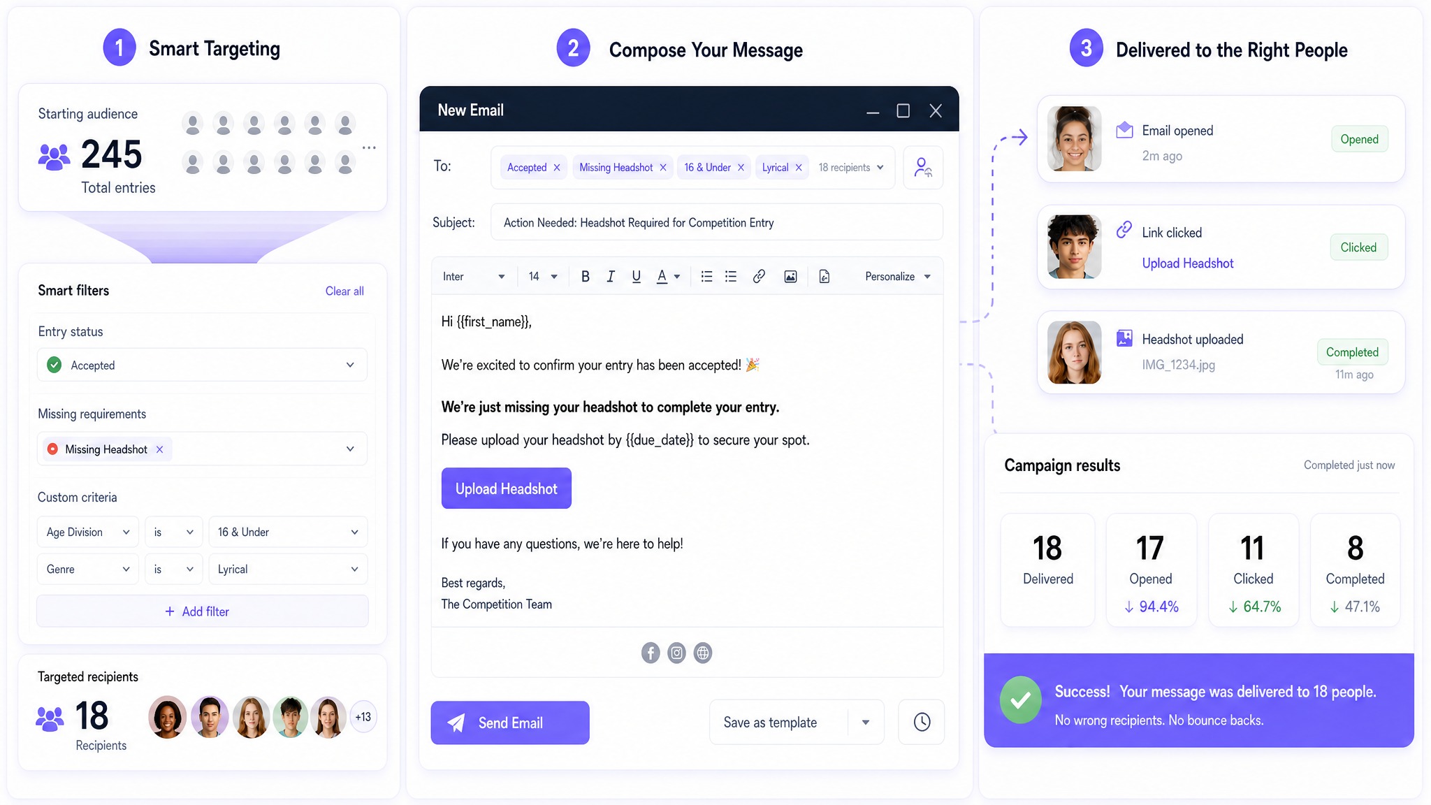 Email Communications Example