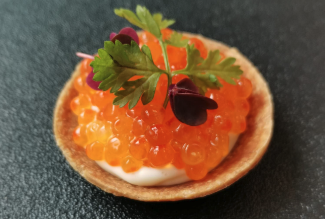 image of signature dish for a fine dining restaurant