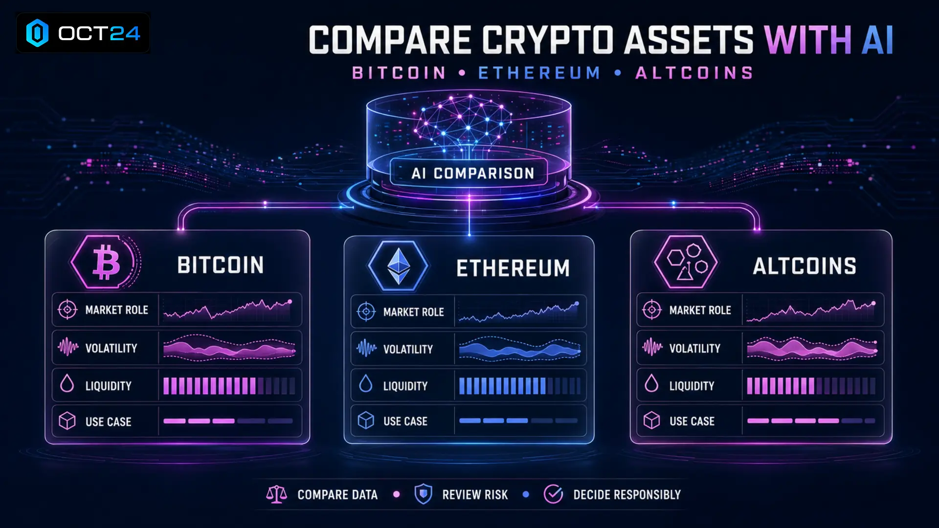 How to Use AI to Compare Bitcoin, Ethereum, and Altcoins