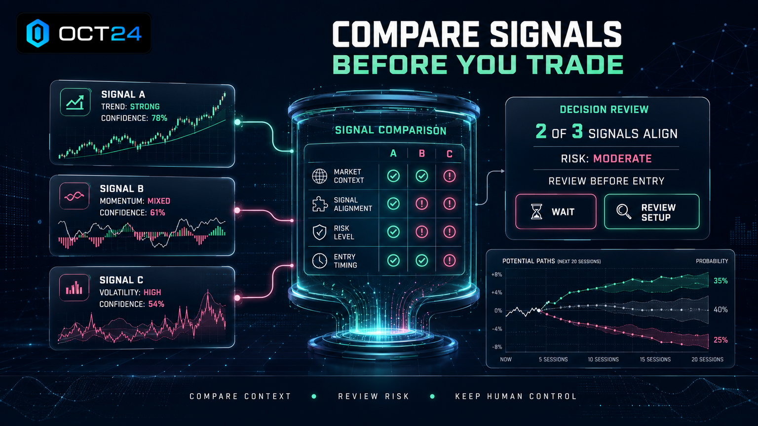 Why Traders Should Compare Signals Before Entering a Trade