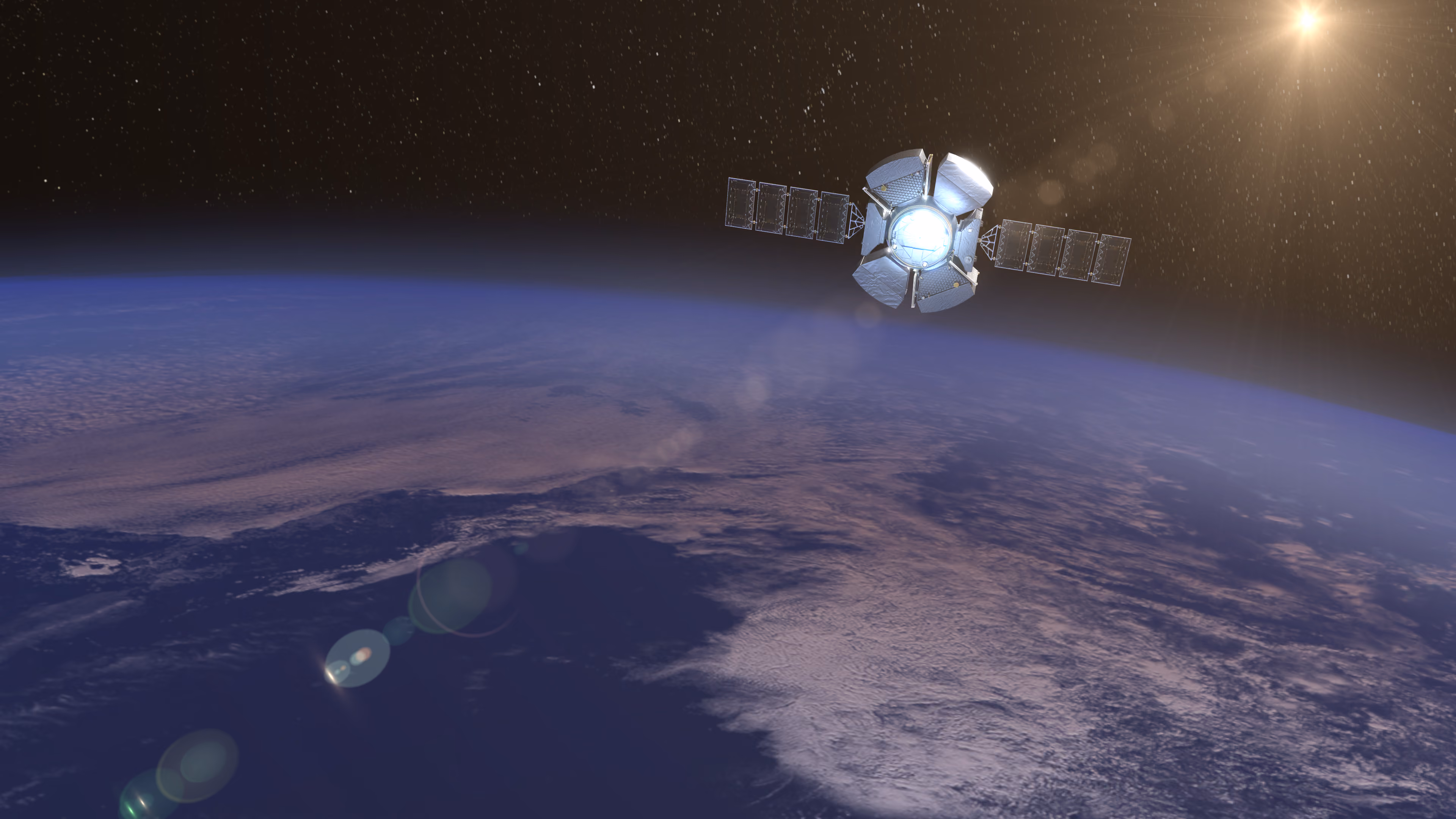 Quantum Space Ranger spacecraft in GEO for the U.S. Space Force Andromeda program.