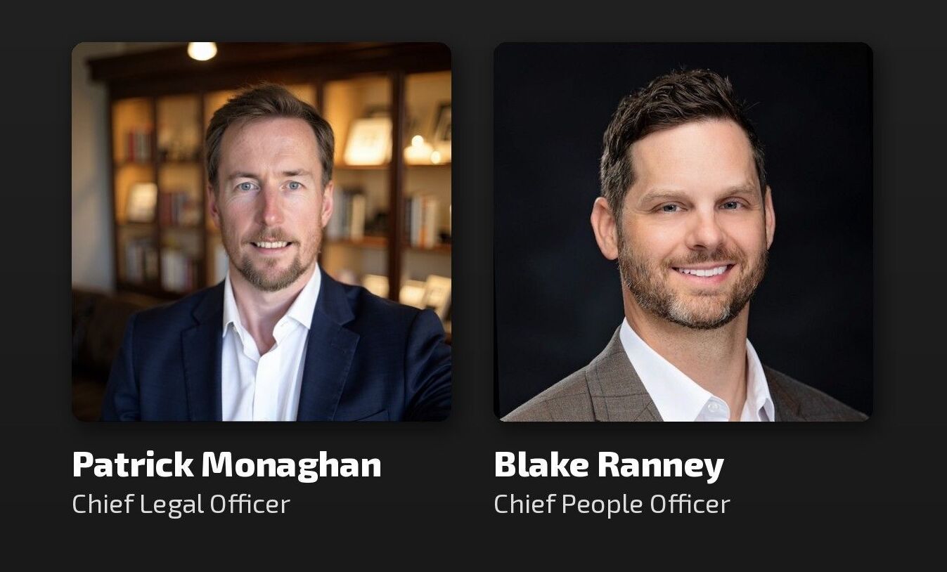 Patrick Monaghan - Chief Legal Officer and Blake Ranney - Chief People Officer