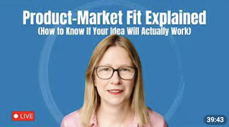 Masterclass | Product Market Fit 