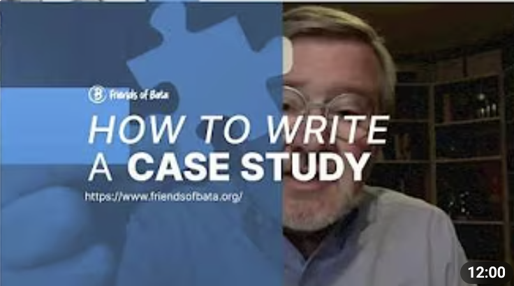 Masterclass I How to write a Case Study 