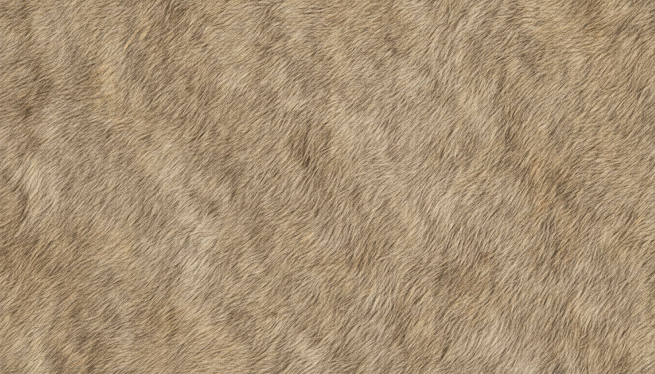 Material shot of Hair-on Hide in neutral tone