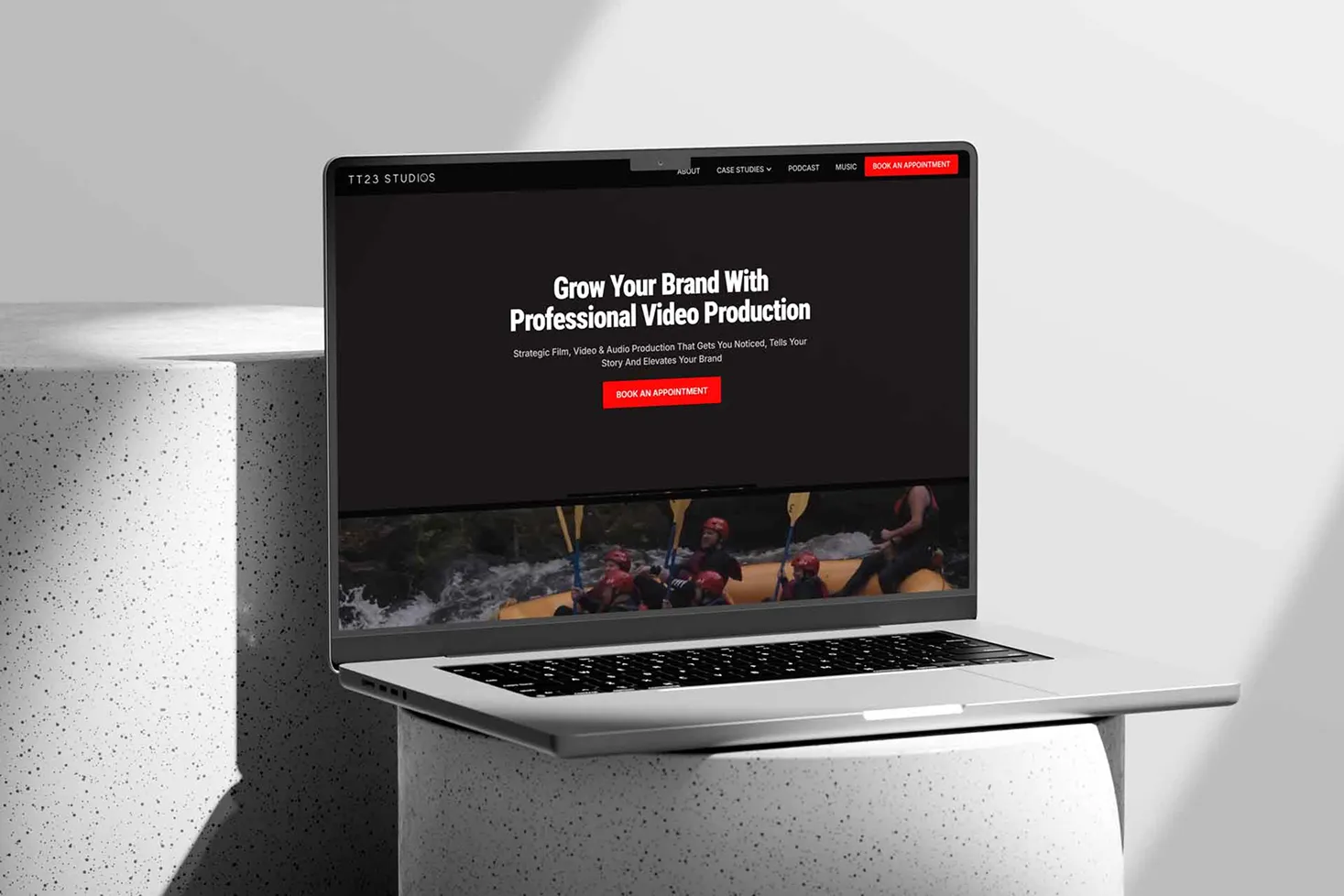 TT23 Studios Mockup on a Macbook