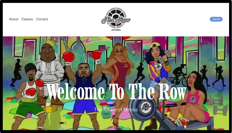 The Row Astoria website screenshot of Before