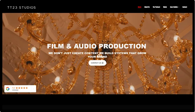 TT23 Studios website screenshot of Before