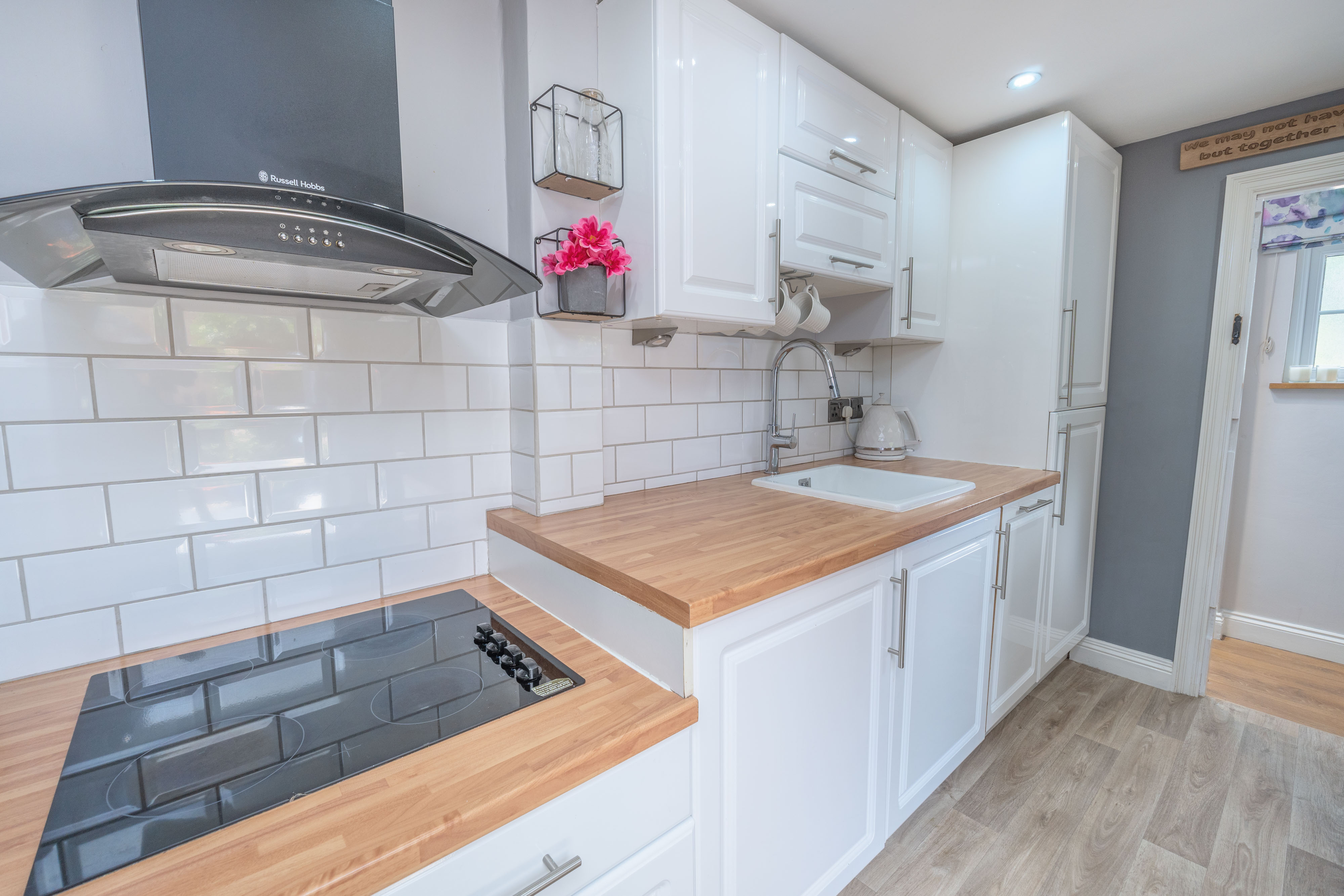 The existing kitchen at 12 Main Street, before the new rear extension