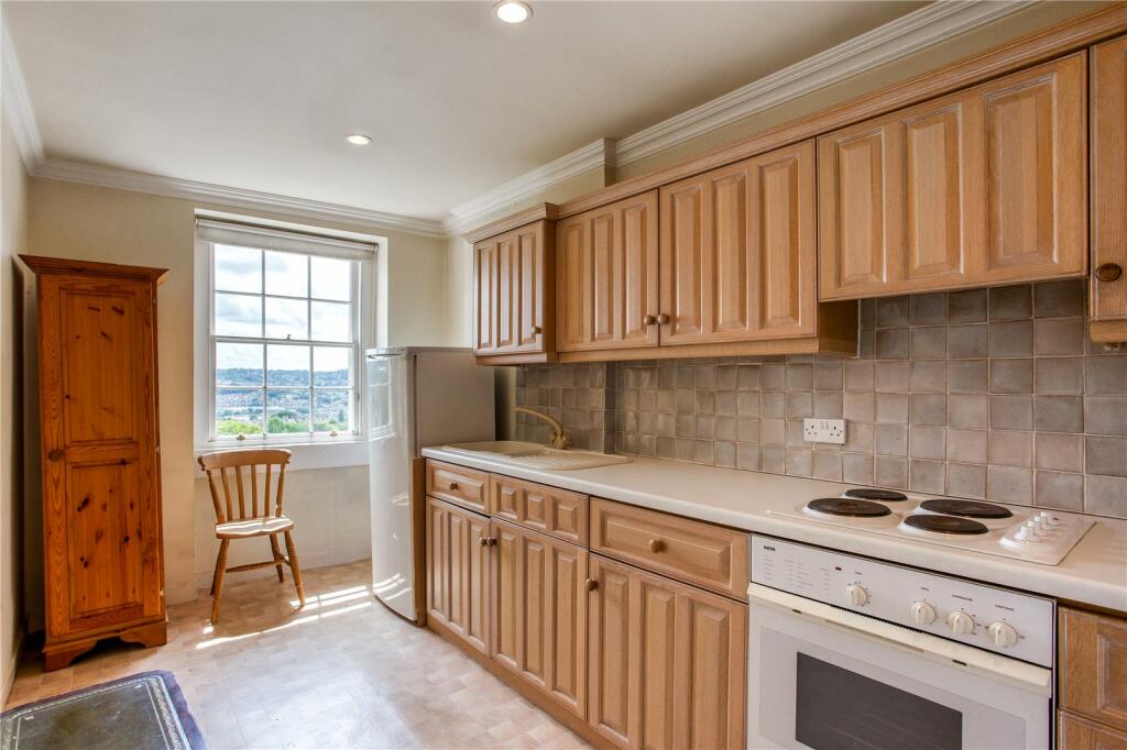 The existing kitchen at 1 Cavendish Crescent, to be removed