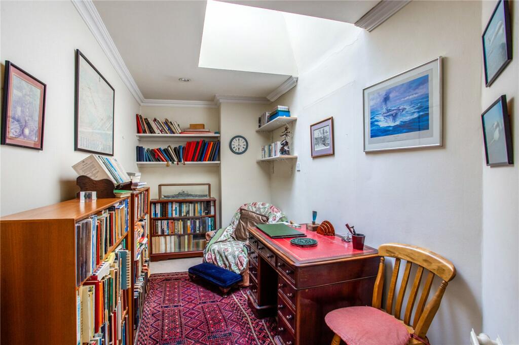 The existing study at 1 Cavendish Crescent