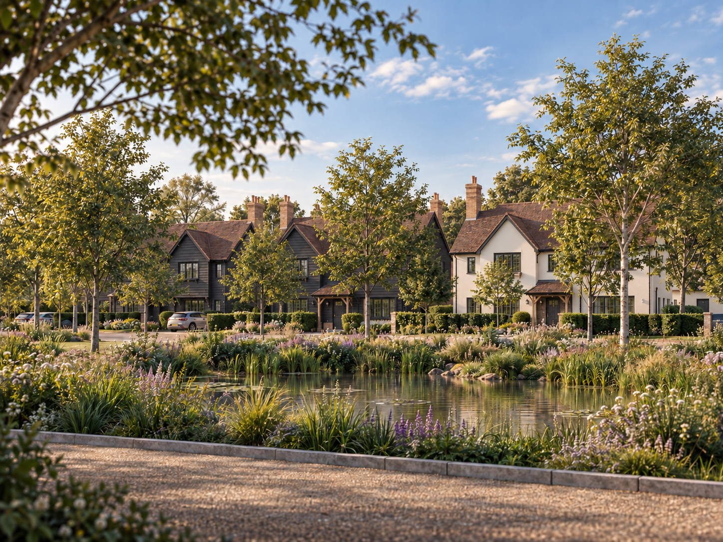 Visualisation of the proposed development at Bennetts Close, Padbury