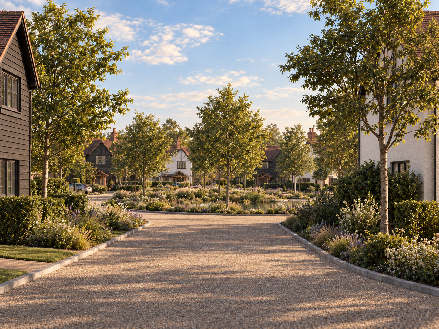 Visualisation of the proposed development at Bennetts Close, Padbury
