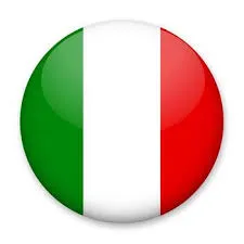 Pallina con i colori della bandiera italiana verde, bianco e rosso.