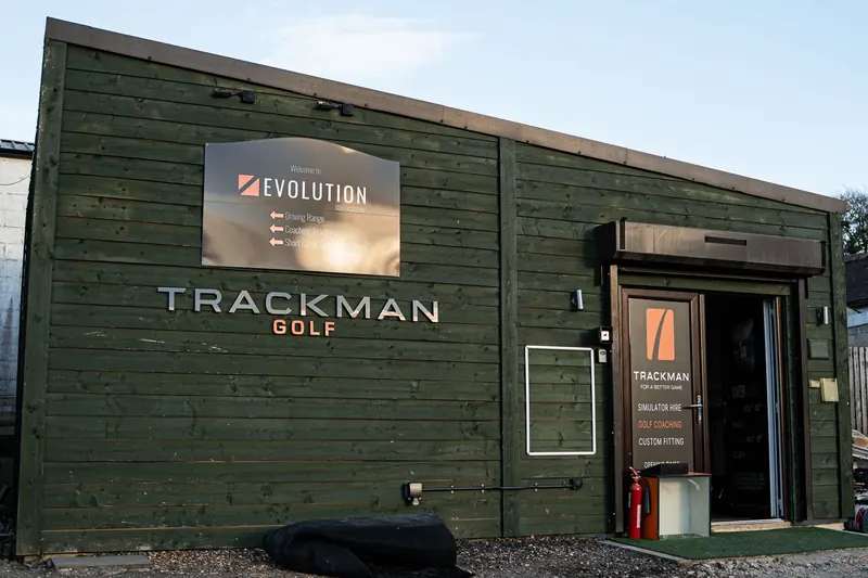 The Evolution Golf Academy TrackMan building at Ormonde Fields Golf Club