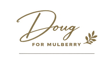D for Doug for Mulberry logo