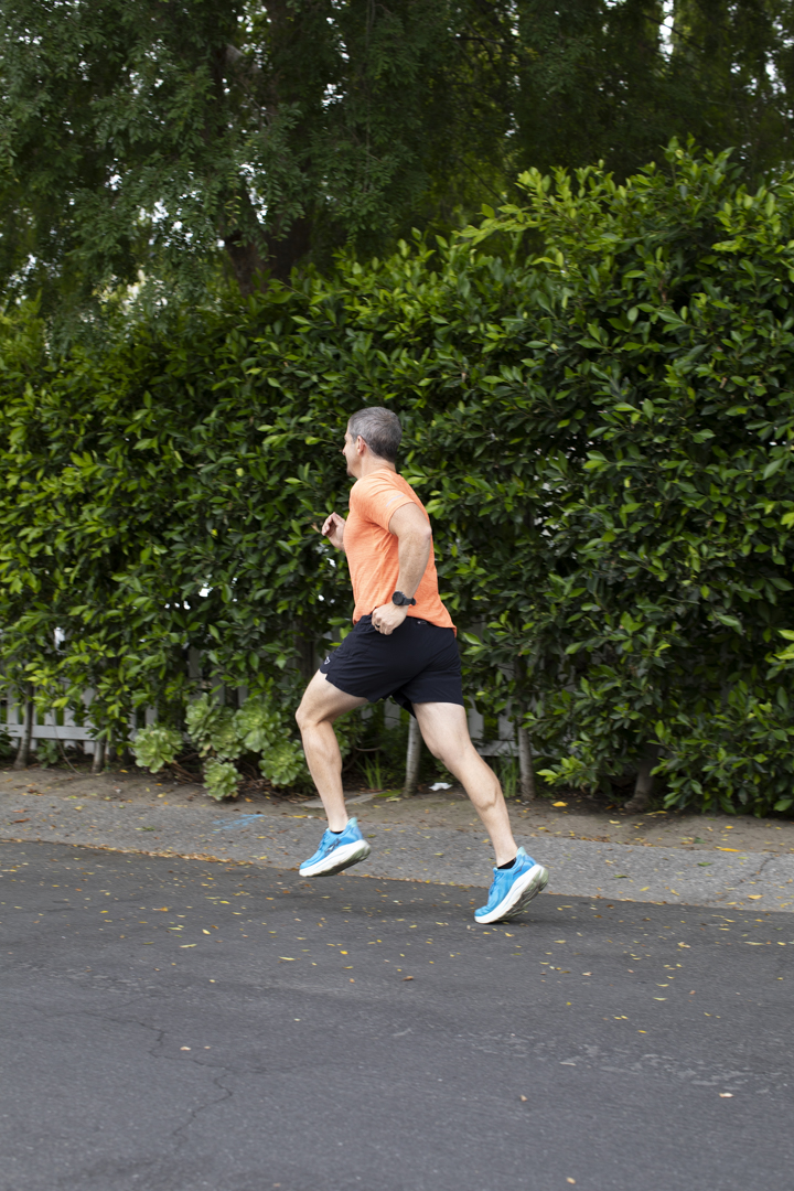 Coach Tom Hoffman running — Hoffman Strength Lab