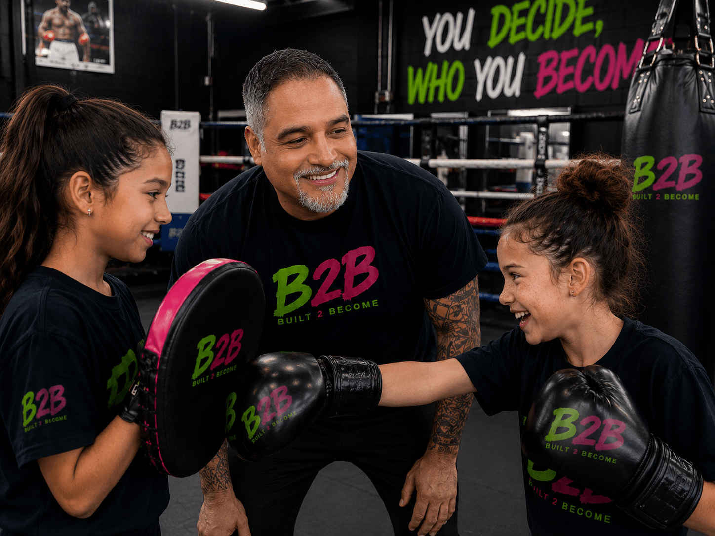 group boxing lesson for youth