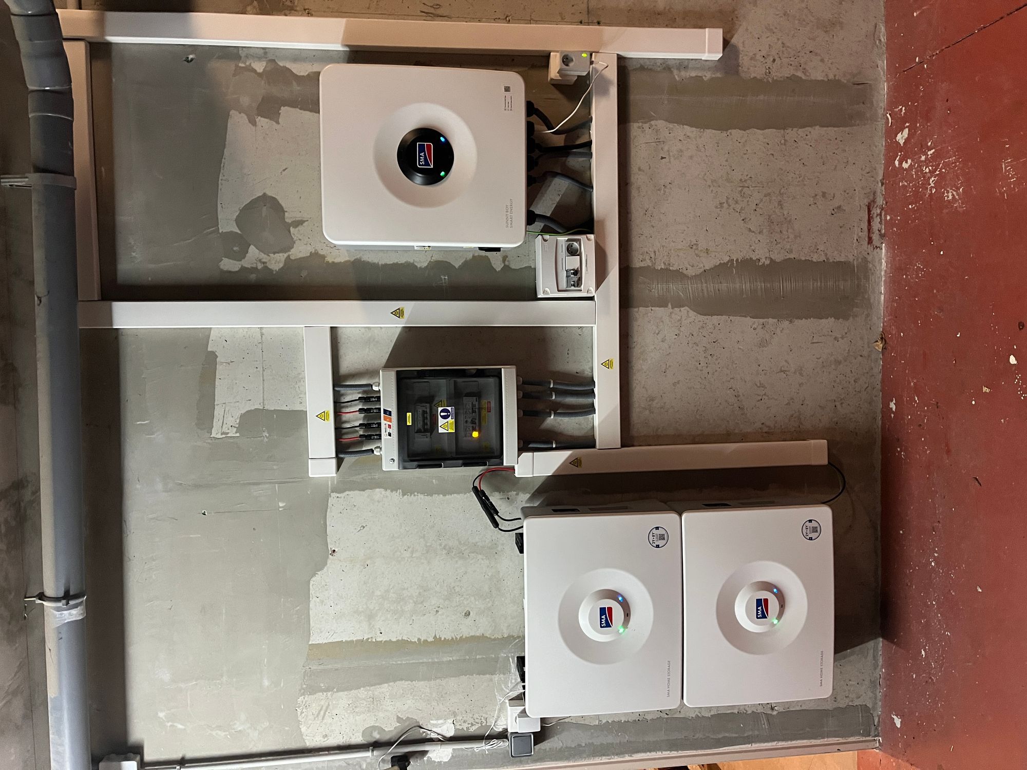 Onduleur SMA Sunny Boy Smart Energy 5.0 et stockage SMA Home Storage à Maisons-Laffitte (78600)